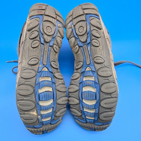 Merrell Alverstone Mid Waterproof Hiking Boots Mens 9 Gray Blue main image 10